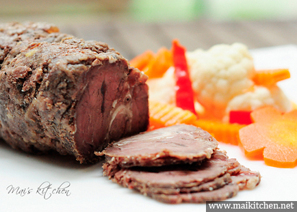 Bò kho gừng, xì dầu