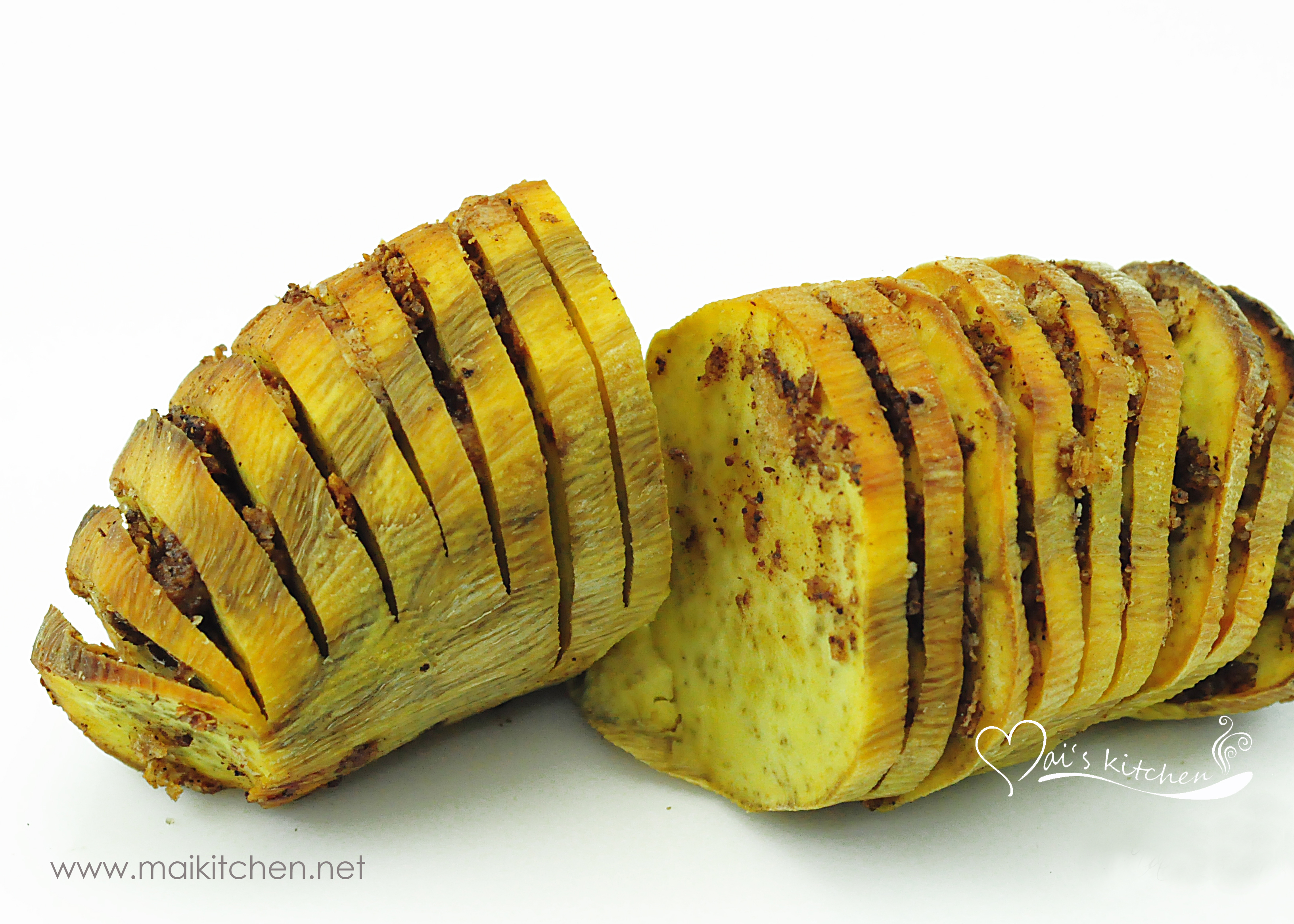  Khoai lang nướng bột quế