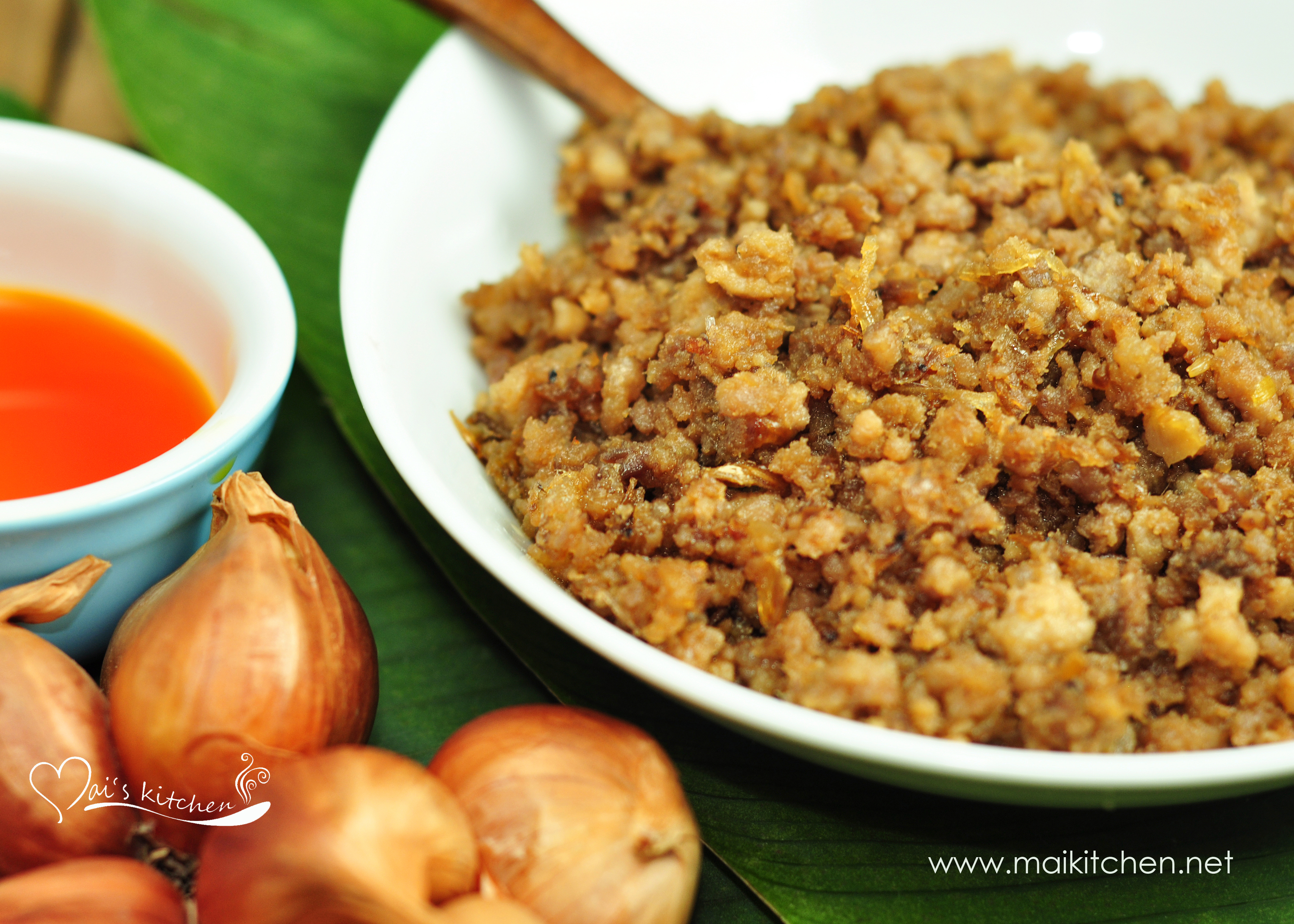 Mắm tép chưng thịt