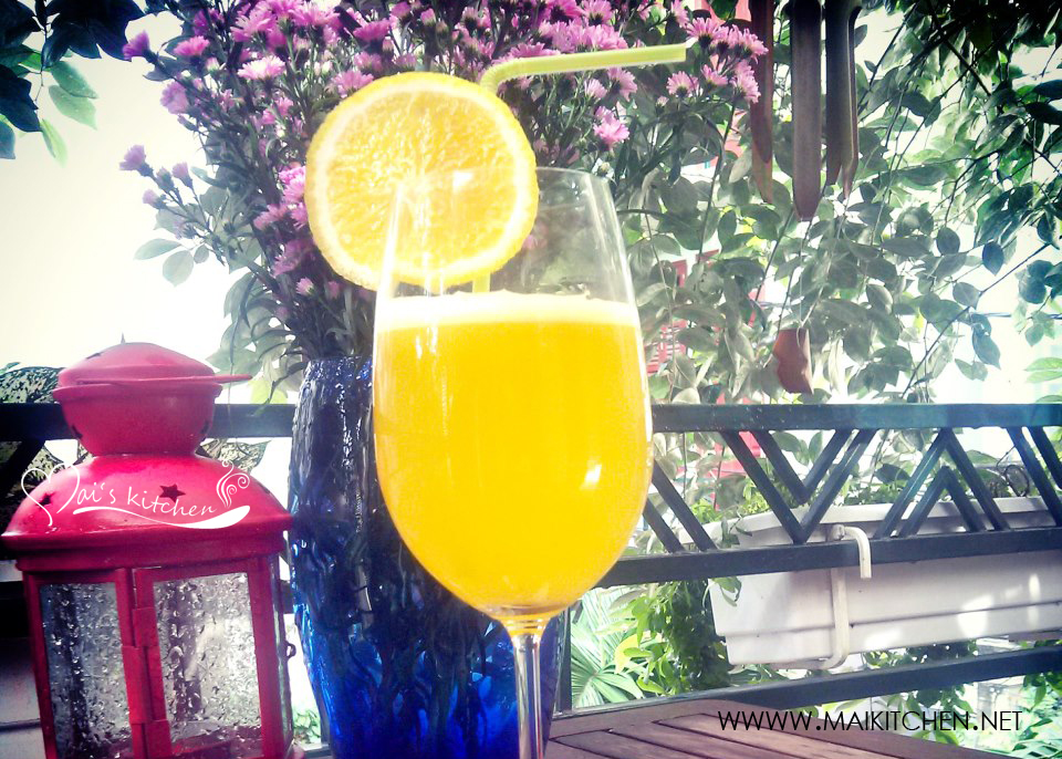 Nước cam và chanh leo