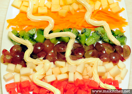 Salad hoa quả trộn mayonnaise
